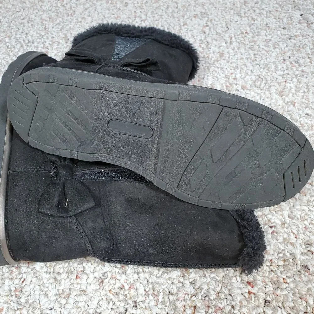 Girl’s Kohls Kinsley Black Boots Size 4M